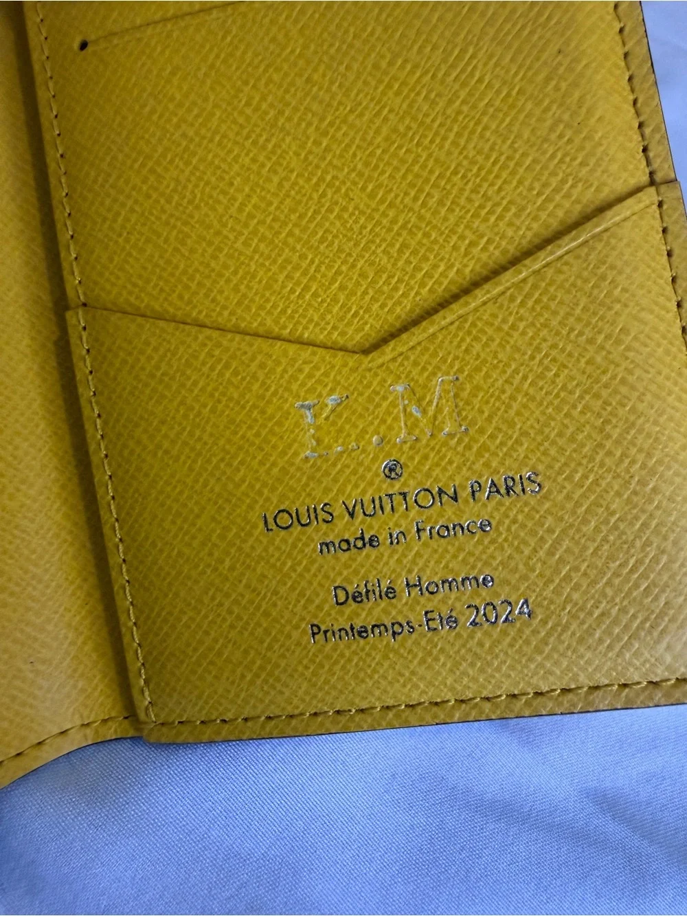 Louis Vuitton Pocket Organizer Wallet Damier Pop Yellow Juane Mat N40596